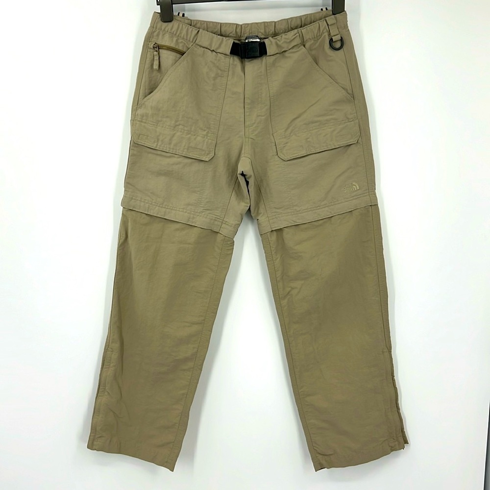 The North Face transformer 2 in 1 cargo khaki pants SZ M